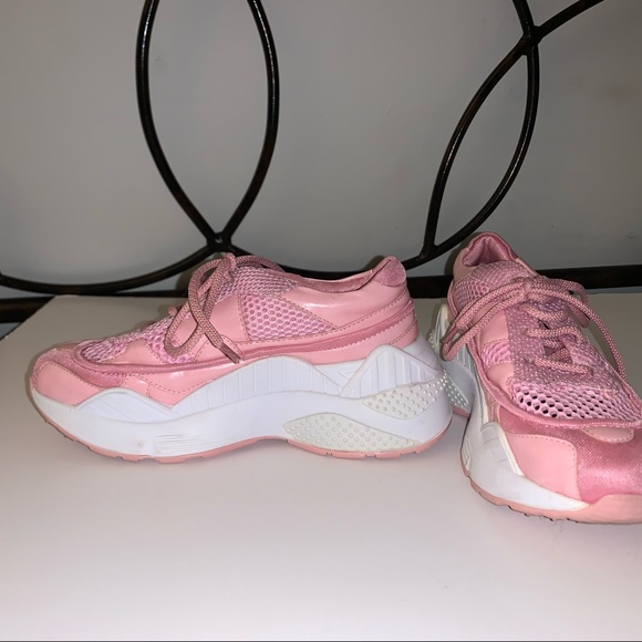 JEFFREY CAMPBELL PINK CHUNKY SNEAKERS PLATFORM 6.5 - Picture 3 of 5